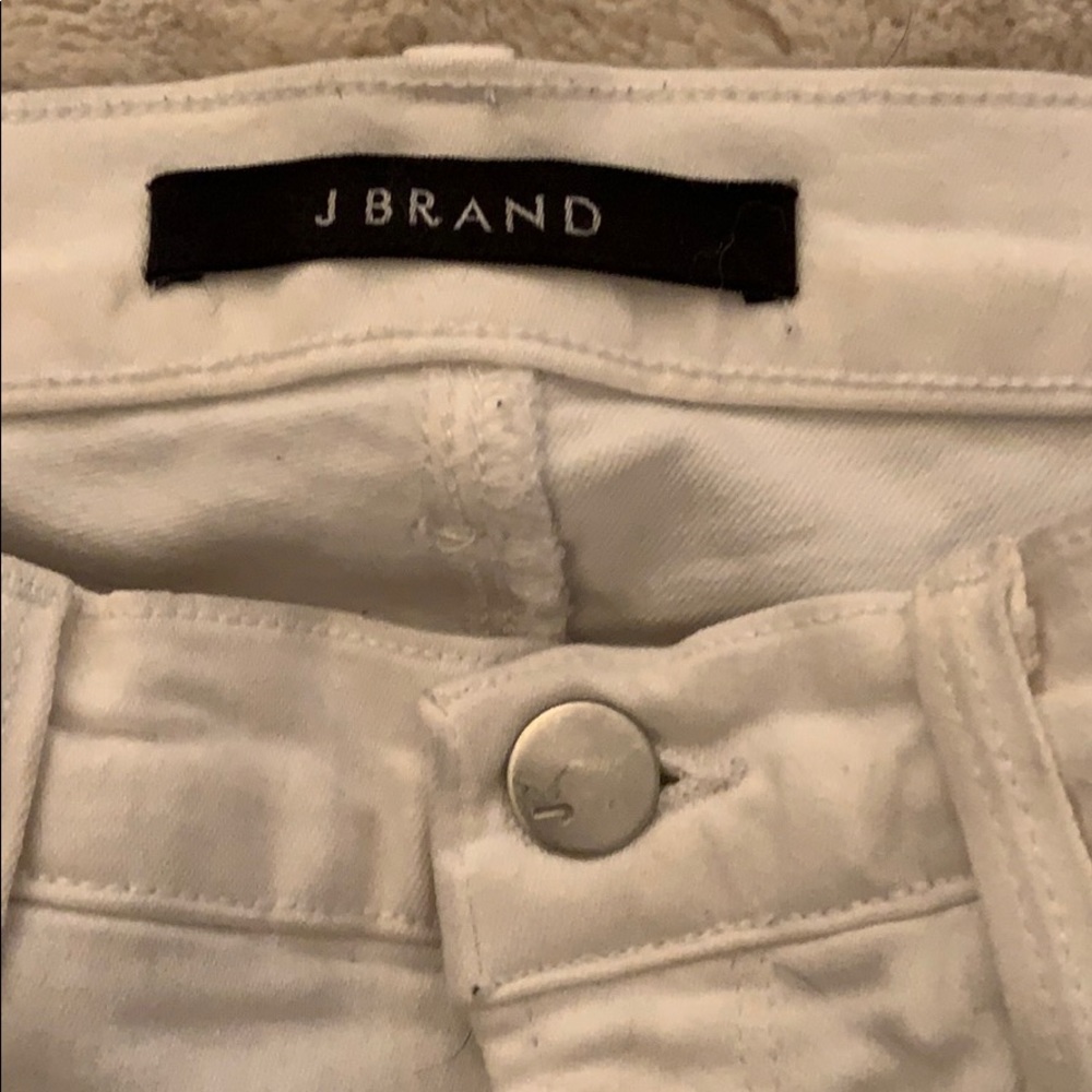 J Brand White Skinny Jeans